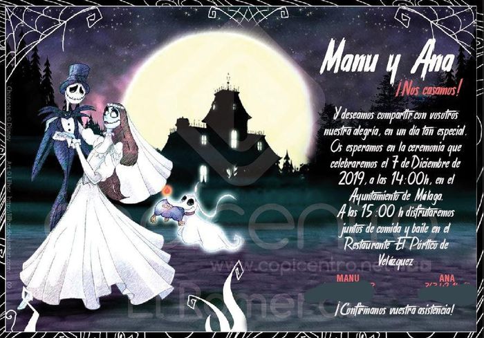 Tarjetas de invitación - 1
