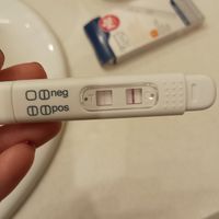 To positivo a un día de la regla - 1