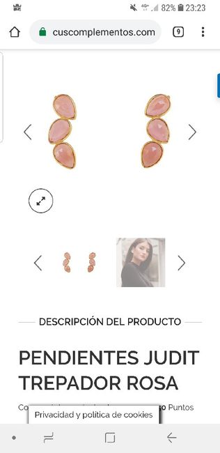 Pendientes novia - 1