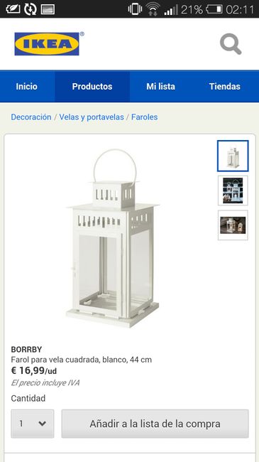 Compro farolillos para velas. - 2