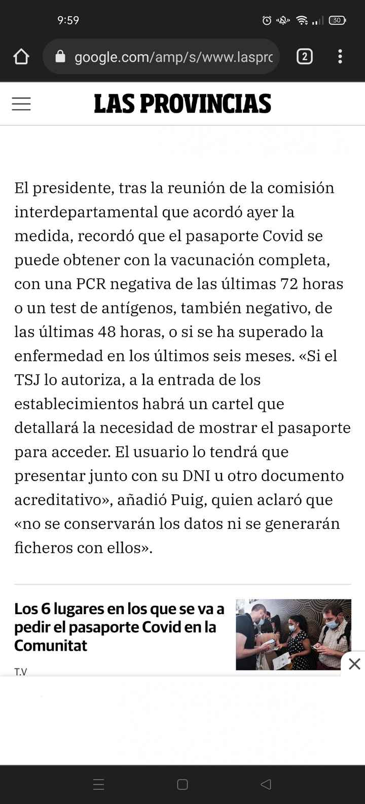 Pedirán pasaporte covid? Sos! - 1