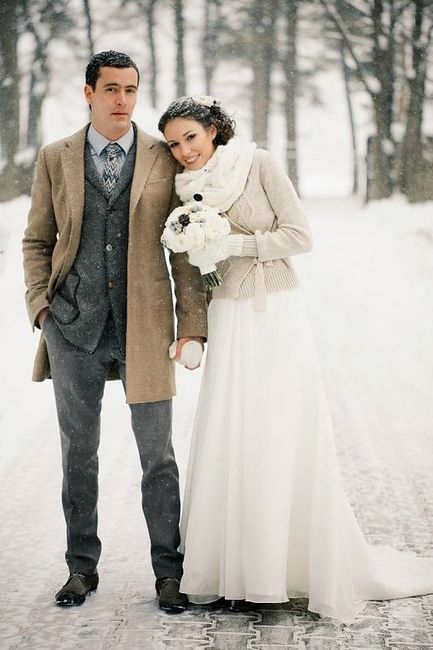 Post-boda bajo la nieve