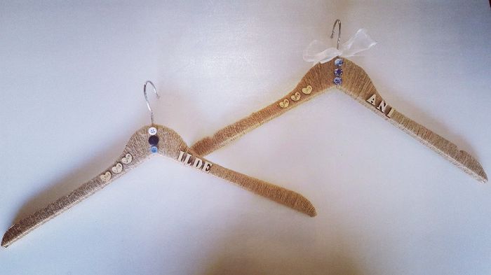 Perchas novios diy - 1