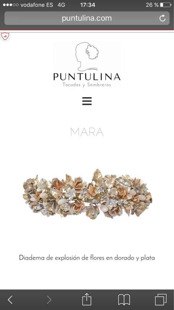 Tocado para mi look de novia - 3