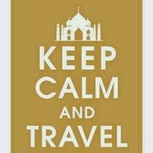 keep calm and travel