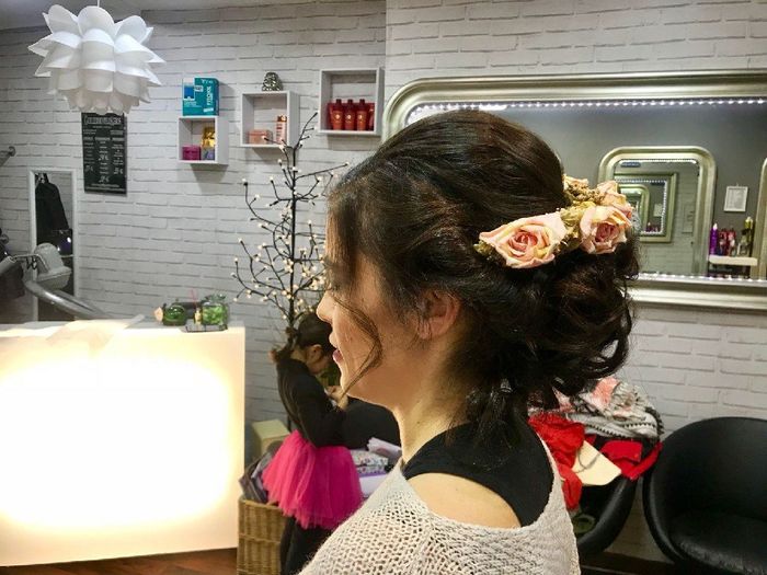  Aqui os dejo mi prueba de maquillaje y peinado. - 4