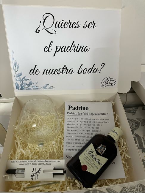 Detalles Dama de honor, testigo y padrino 3