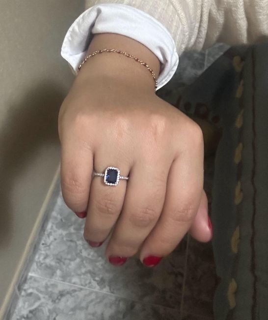 Como os lo pidieron y quiero ver los anillos!! 15