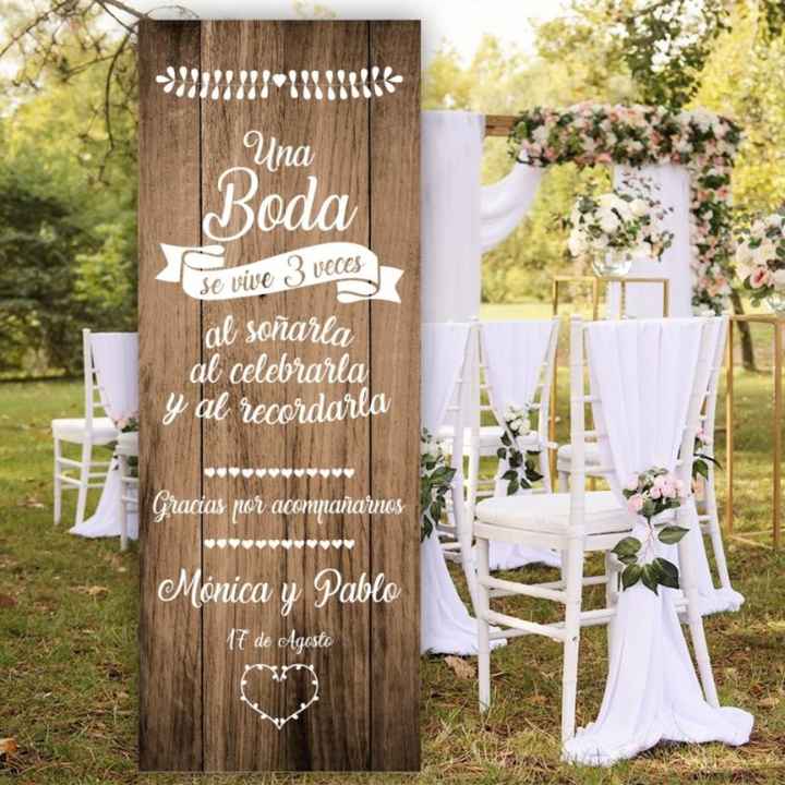 Letrero boda ♥️ - 1
