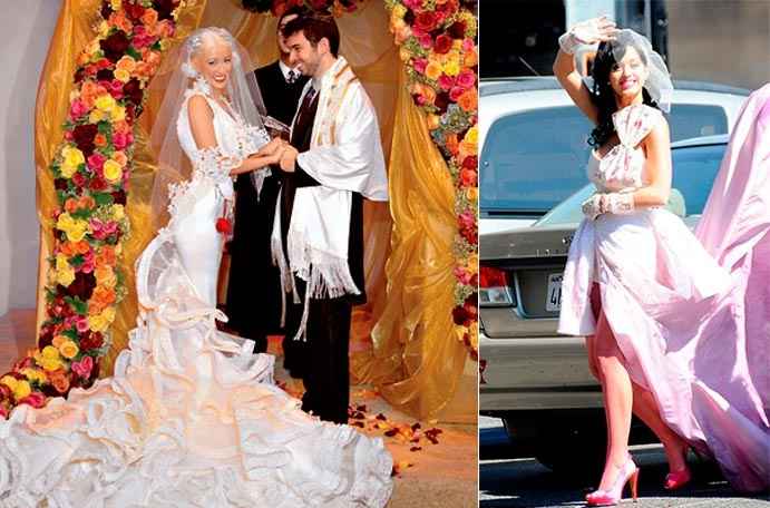 Ranking de las famosas peores vestidas en el dia de su boda - 4