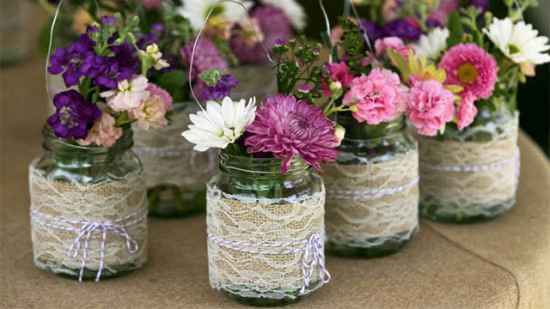 Centros de mesas low cost 💐 - 6
