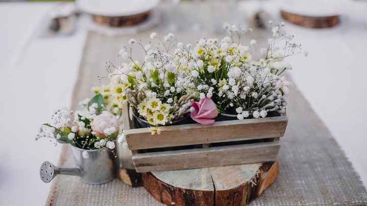 Centros de mesas low cost 💐 - 11