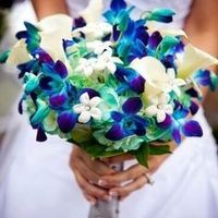 Ramos de novia azules