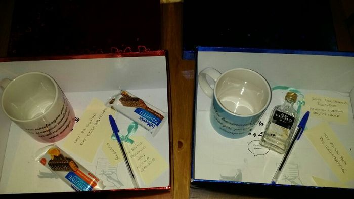 Nuestros regalitos xa los testigos