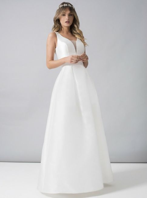 El dilema de Sandra: vestido corto o largo 2