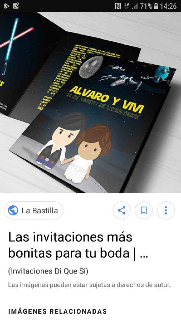 Invitaciones Star Wars o Lego - 1