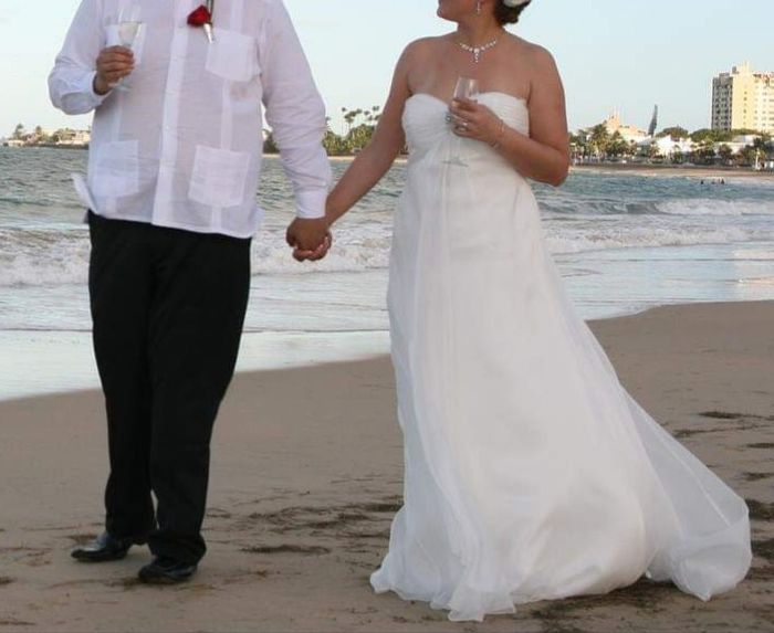 Reutilizar traje novia renovación votos 10años - 2