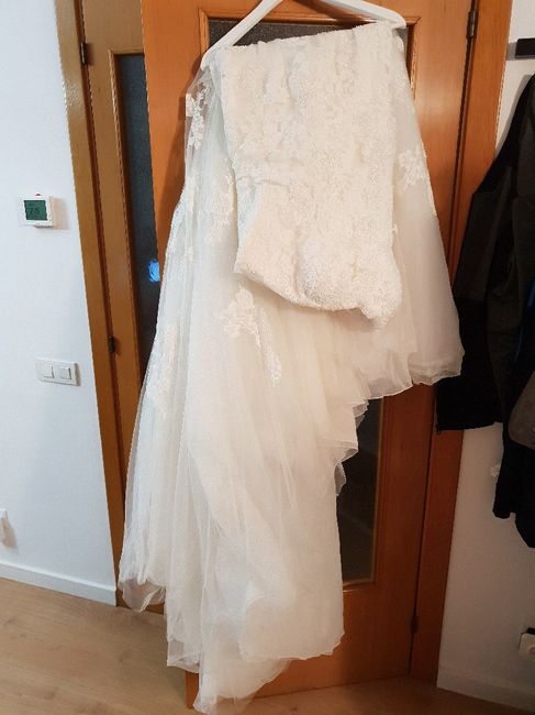 Lavado del traje de novia -tintoreria- lavadora - 2