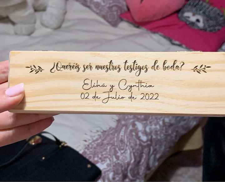 Regalo para los Testigos de Boda 🥺❤️ - 1