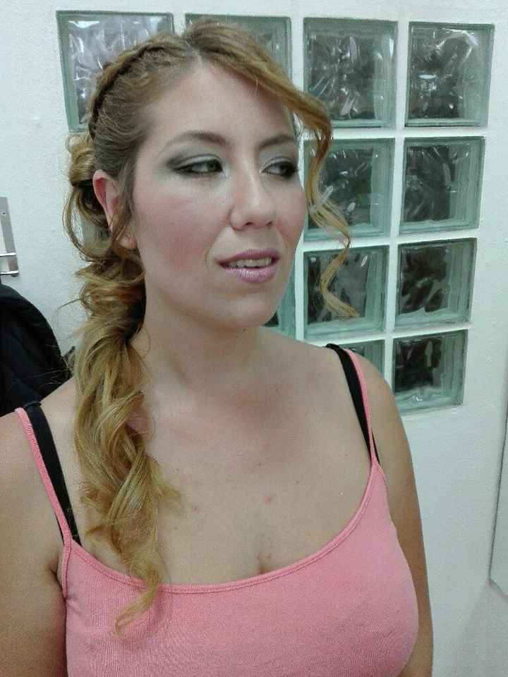Prueba de maquillaje y peinado - 3