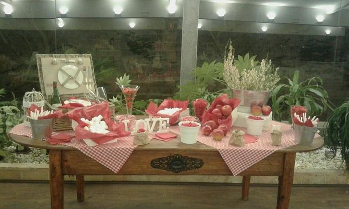 Mesa de dulces Picnic