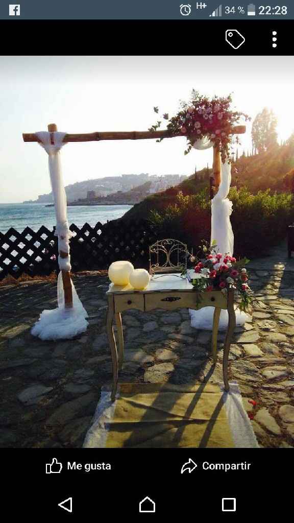  Decorar la ceremonia con arco - 1