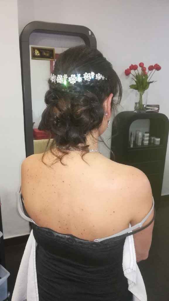 Peinado con flequillo para novia - 3
