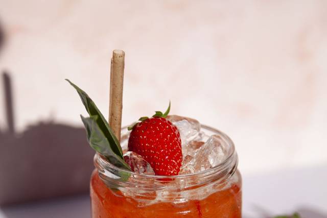 Strawberry basil smash