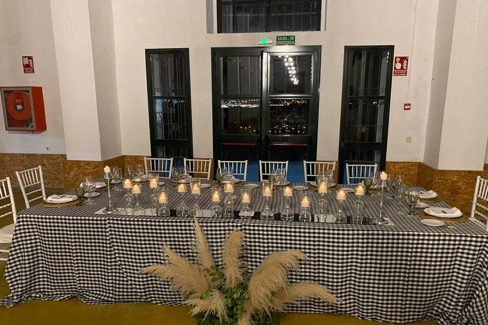 Decoración de cena