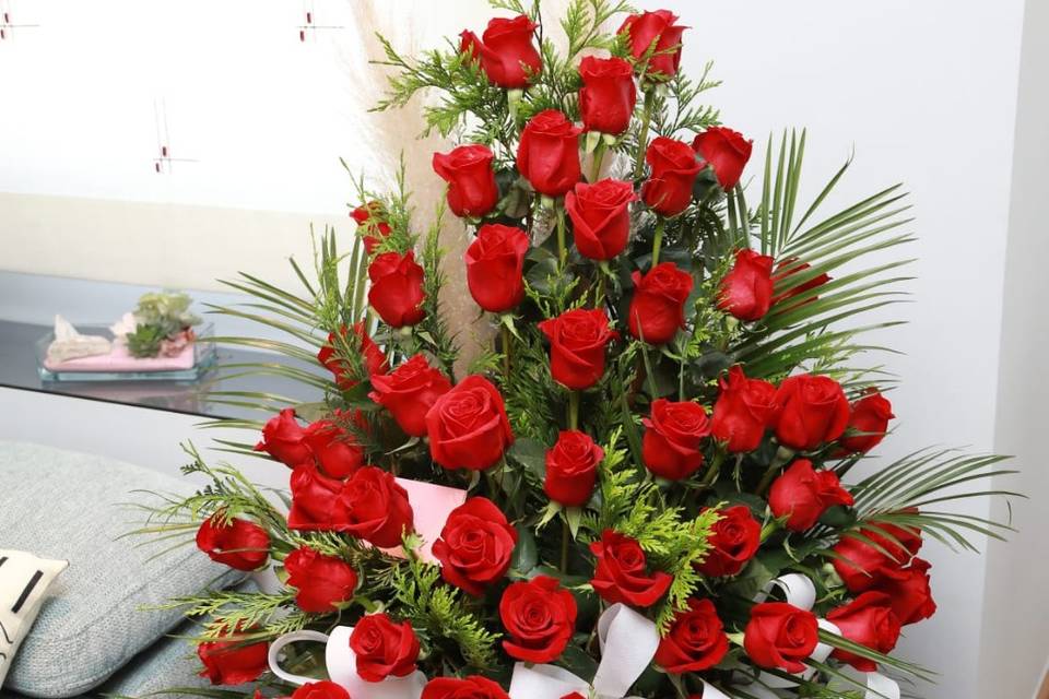 Centro 50 rosas