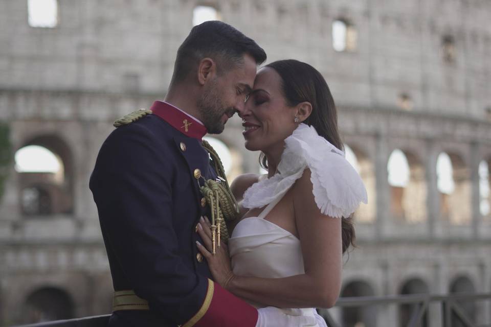 Postboda en Roma