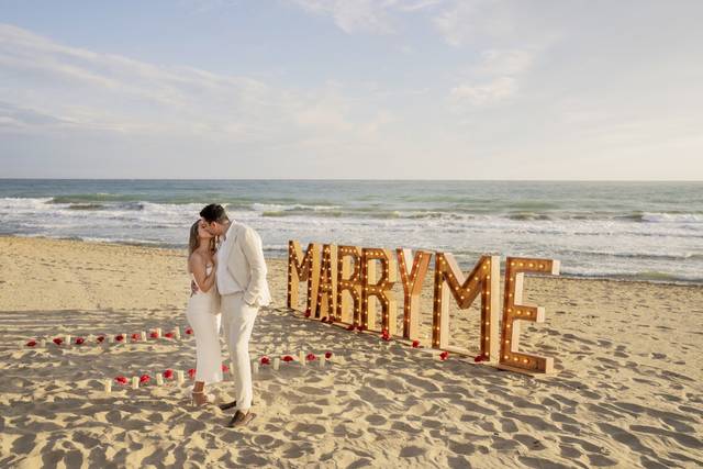 Pedida MARRY ME en la playa