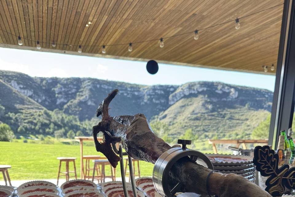 Jamón y vistas bonitas 🥰