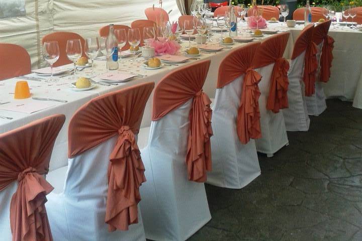 Decoración banquete