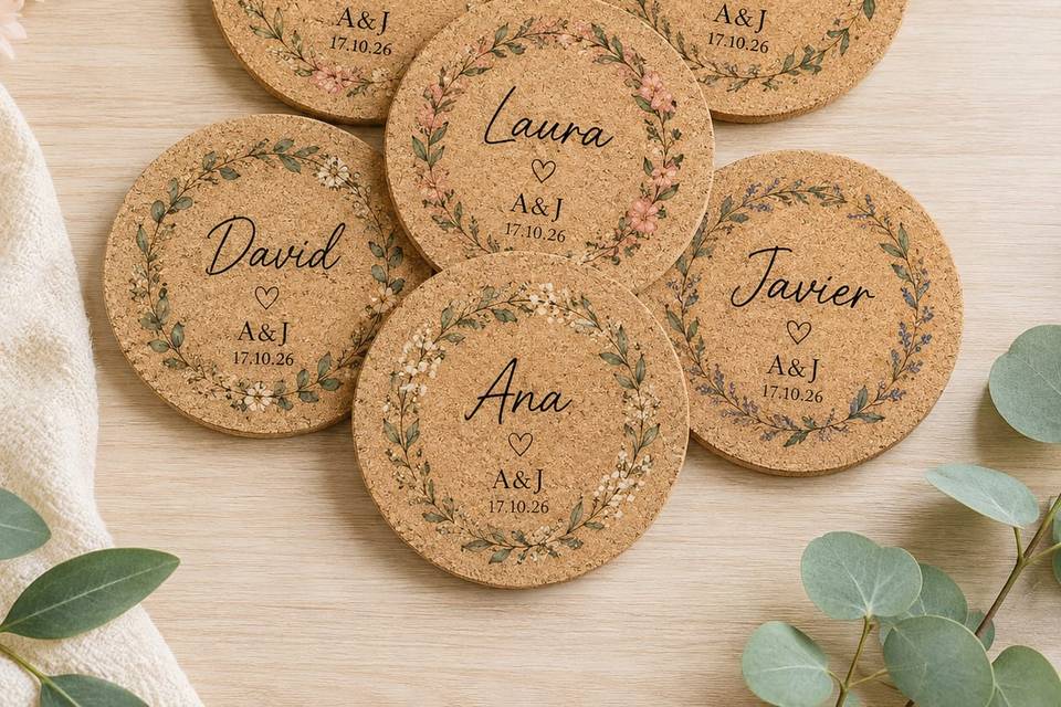 Posavasos de corcho