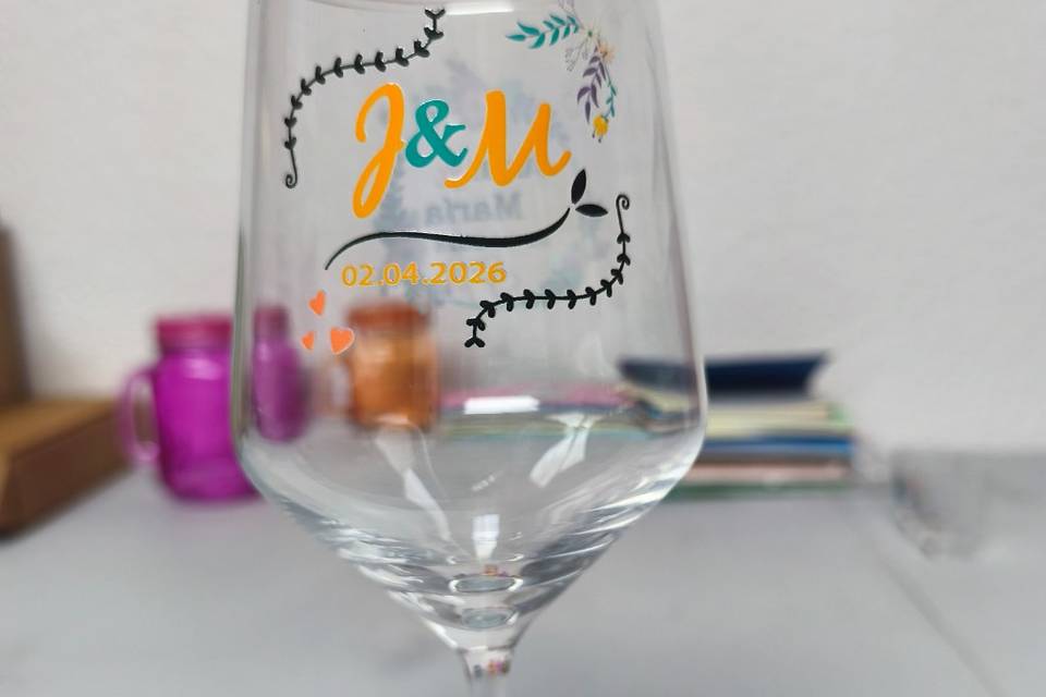 Copa de vino UVDTF
