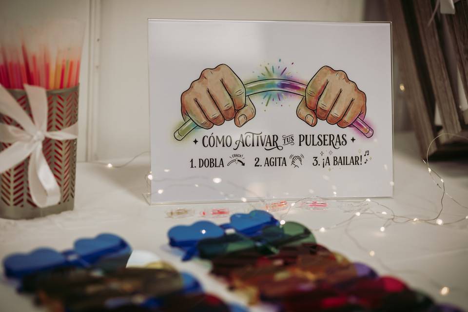 Carteles Mesas Fiesta