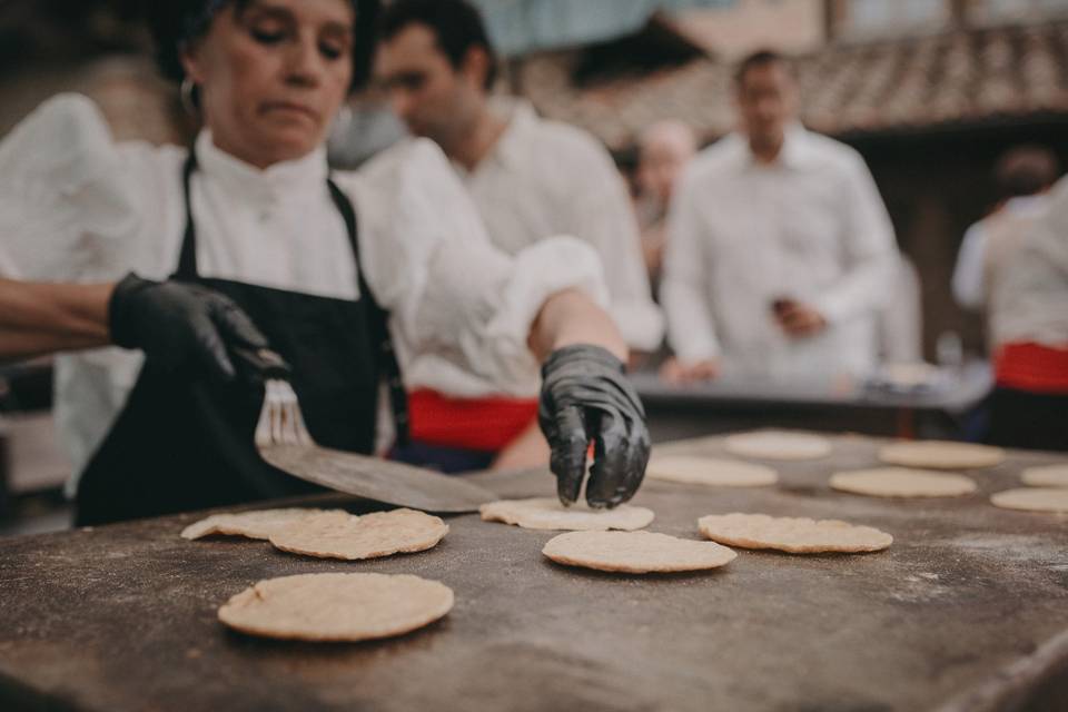 Los canapés/pintxos