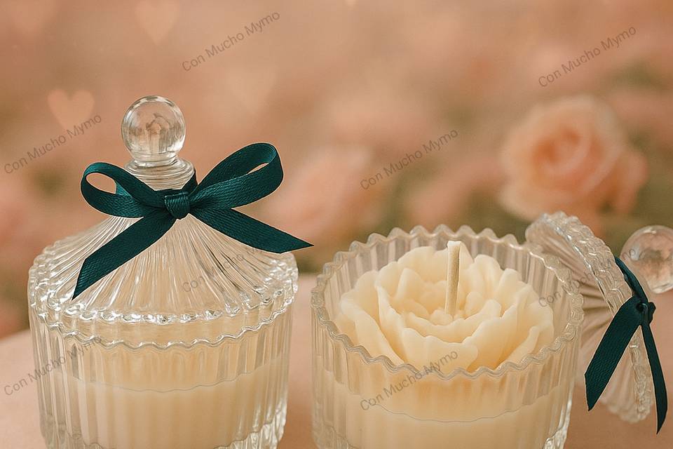 Bombonera vela clavel