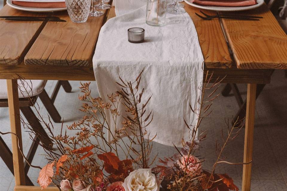 Decoración banquete