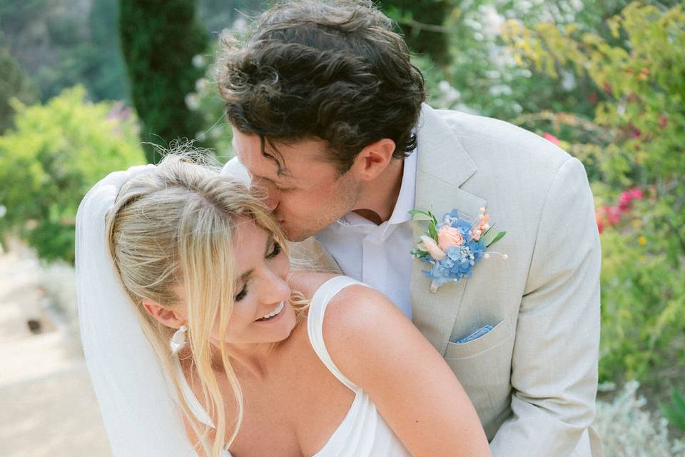 Boda de pareja americana