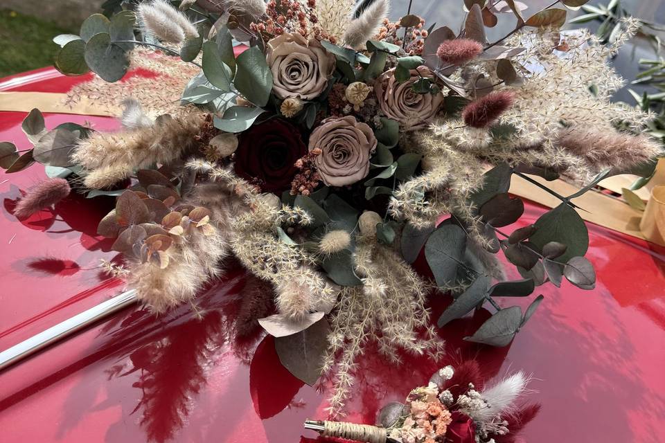 Ramo flor preservada