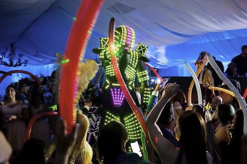 Zancudo robot led