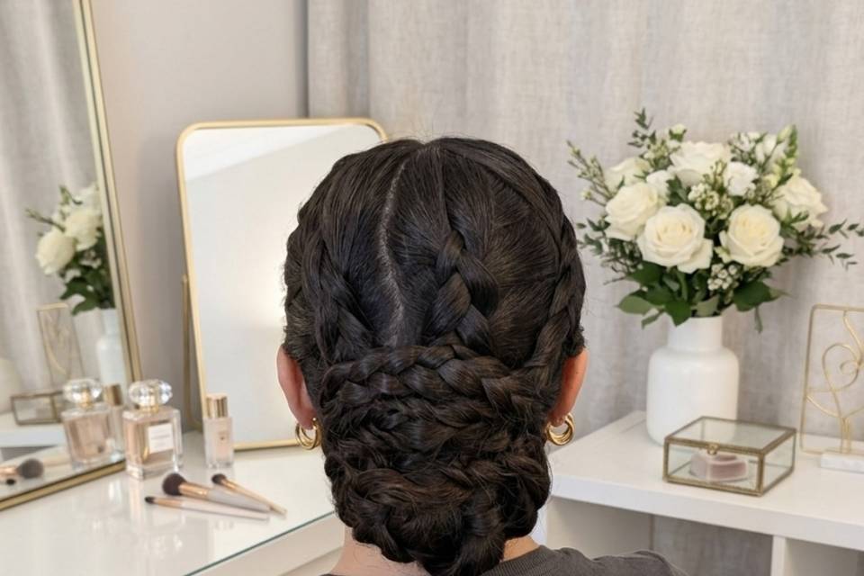 Peinado con trenzas