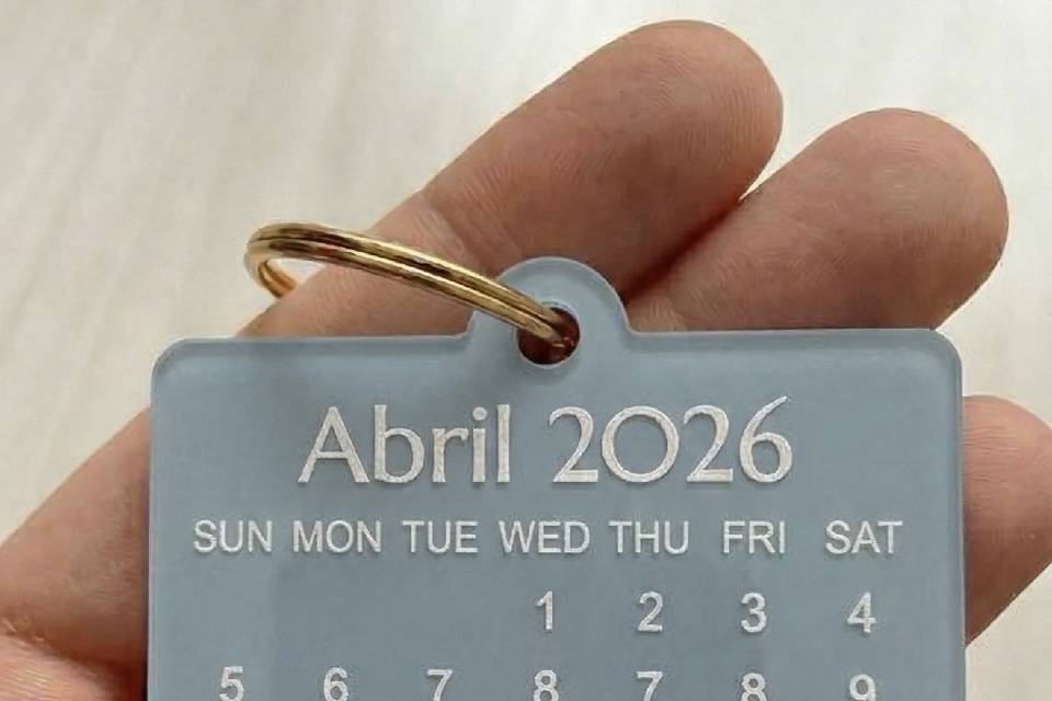 Llaveros con vuestro día