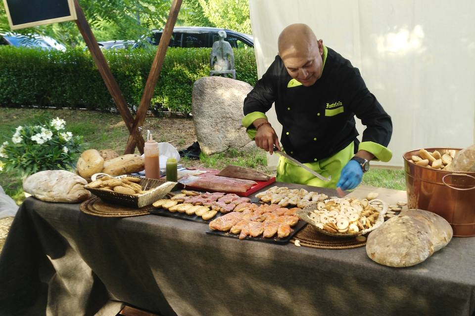 Mesa de ahumados