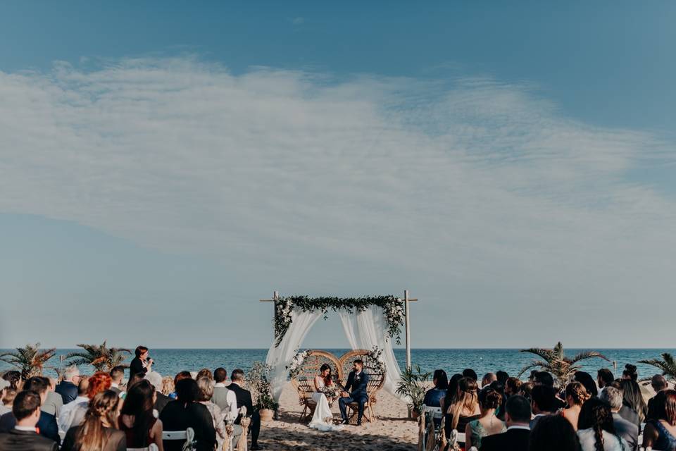 Boda en la playa