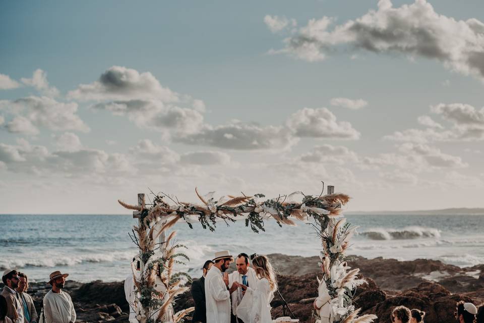 Boda en la playa