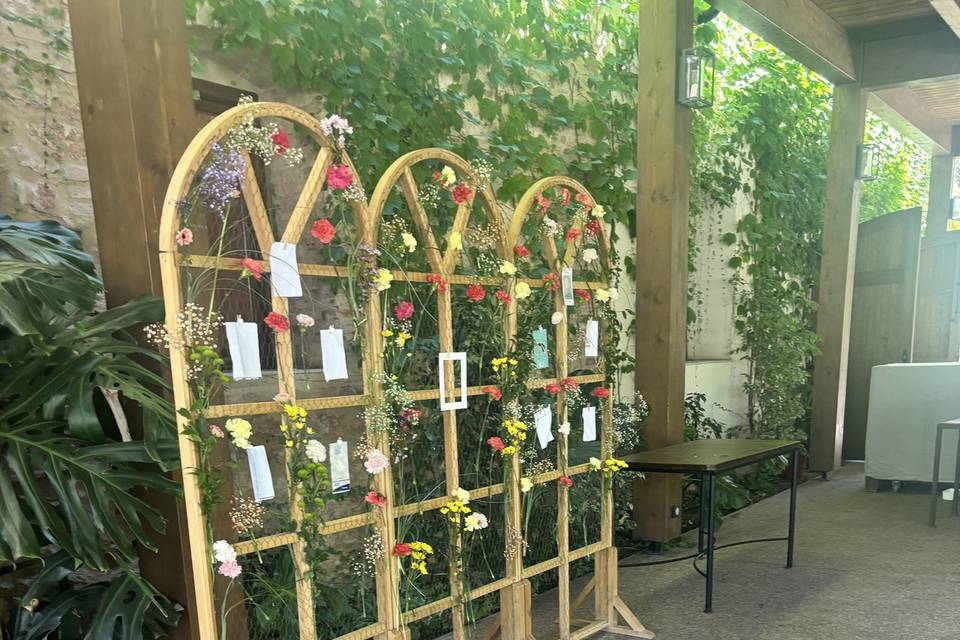 Decoración floral
