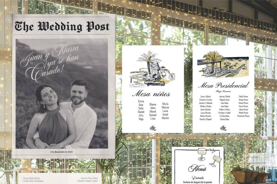 Papeleria de Boda